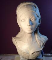 Sculptures - Daydreaming - Natural Clay